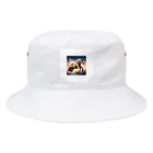グローバル競馬の草原の魅力　馬 Bucket Hat