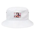 何これ屋の着物女子 Bucket Hat