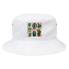 pain08のサボテンくん Bucket Hat