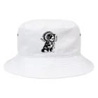 BaRiのインディアン×ボーダーコリー Bucket Hat