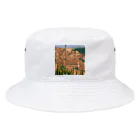 keita-sawadaのドット　イタリアのシエナの街並み Bucket Hat