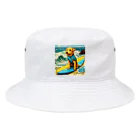 ハッピー・ディライト・ストアの波乗りDog Bucket Hat