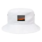 kopyの赤い空模様 Bucket Hat