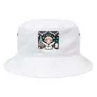 たまき工房の呑(どん)天使のクリスマスデフォルメ Bucket Hat