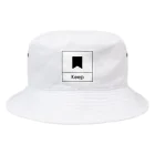 ミニマルくんの四角におさまるKeep Bucket Hat