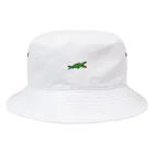 HILOMIOのグリーンモササウルス Bucket Hat