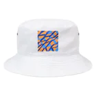 理系大学院生の出力のティールオレンジ Bucket Hat