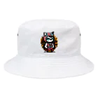 めんぼうさんやのちびネコ Bucket Hat