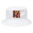 たまき工房の呑(どん)となかいinクリスマス　デフォルメver Bucket Hat