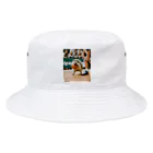 すみのーるのバスケをするハリネズミ Bucket Hat