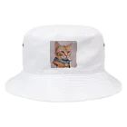 ミシンの猫 Bucket Hat