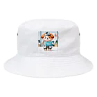 はらの健康第一の犬 Bucket Hat