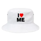 【シリーズ】おもしろ格言ショップの【おふざけシリーズ】I♡ME Bucket Hat