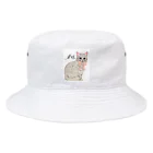 mignonne ミニョンヌのミニョンヌさんちのにゃんこ Bucket Hat