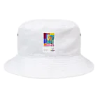 コーヒーのパッケージラベルシリーズのコロンビア ピンクブルボン Bucket Hat