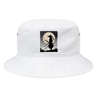 JAPANSTANDのSAMURAI～静～ Bucket Hat