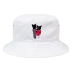 Parallel_merchの黒猫の親子 Bucket Hat