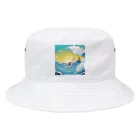 どうぶつやのハワイ　サーフィン Bucket Hat