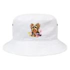 Ai046のヨークシャテリア-2 Bucket Hat