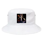 アニマルキャラクターショップの孤高のウルフ Bucket Hat