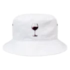 maisyoppuのワイン好き専用Tシャツ Bucket Hat