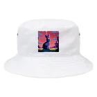 pasta69のたそがれるうさぎ Bucket Hat