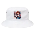 ライダーズのバイク女子　ばくおん系 Bucket Hat