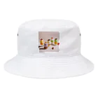 ai美女ショップのカラフルパフェ🍨 Bucket Hat