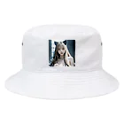 AI美女書架のAI美女猫　ララ Bucket Hat