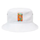 piyomingoの金運2倍✌️龍神くん Bucket Hat