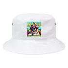 PINK GDのピンクグラサン犬グッズ Bucket Hat