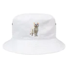 kiryu-mai創造設計の白猫ちゃん Bucket Hat