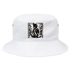 cc-akの男らしいねこ Bucket Hat