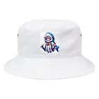 WING_0101の和風サメちゃんグッズ Bucket Hat