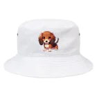Dog Selectionのミニチュアダックス　女の子　アイテム Bucket Hat