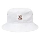 あにまるずのほわいとたいがー Bucket Hat