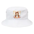 アニマルグッズストア　OPIの茶色い猫 Bucket Hat