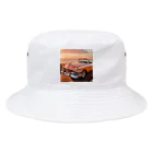 SUNSET TAKEOFFのSUNSET ハワイアンクラシックカー Bucket Hat