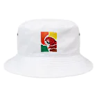 ぺぇねもんショップのベニコンゴウインコ Bucket Hat