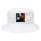 rian14の滝のそばで涼んでいる龍 Bucket Hat