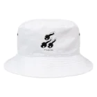 ゴハンオオモリの3Tadpoles Bucket Hat