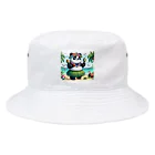 redpanda_pandaのパンダマラカス Bucket Hat