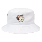 もふっとチンチラ🐭のおねだりチンチラ Bucket Hat