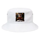 クロスクリエイティブの本を読んでいるトラ Bucket Hat