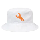 ひまやねんのスパナ おれんじ Bucket Hat