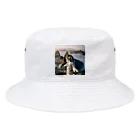 metametamonnのブラジルのリオデジャネイロのコルコバードのキリスト像 Bucket Hat