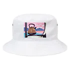 SORATOBI_YAKANの車窓とヤカン Bucket Hat