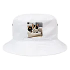 癒しリフレッシュの愛らしい子猫ちゃん Bucket Hat