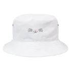 あにまるマスクのシンプルでかわいい猫の顔01 Bucket Hat