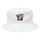 Gilghisslaの星空とフクロウ - 天文学者コレクション」 Bucket Hat